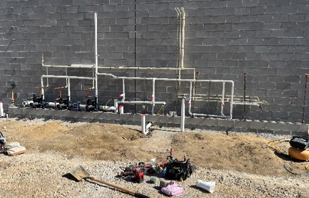 Plumbing Wall Installation