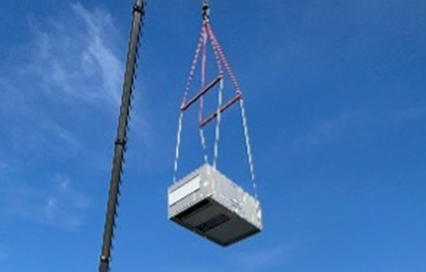 rooftop unit crane